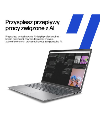 Hp Zbook 8 G1Ak 14 Ryzen Ai 7 Pro 350 14.0"Wuxga Ips 400Nits Lbl Ag 32Gb Ddr5 5600 Ssd1Tb Radeon 860M Cam Ir 5 Mpx 62Wh W11Pro 3