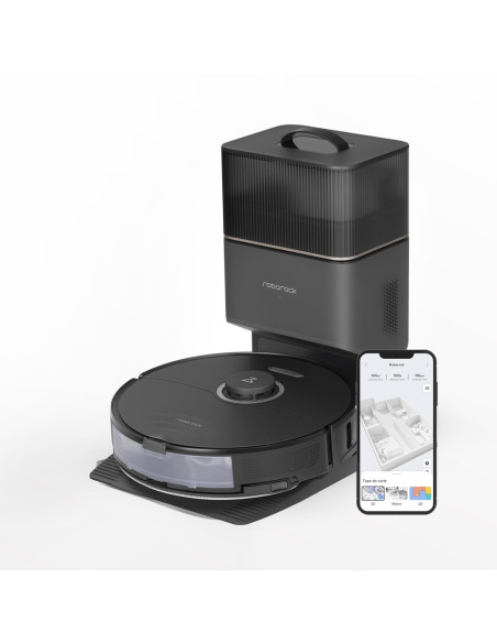 Robot Sprzątający Ze Stacją Roborock S8+ (Czarny)