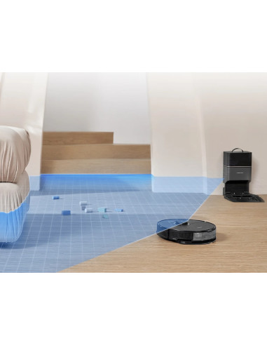 Robot Sprzątający Ze Stacją Roborock S8+ (Czarny)