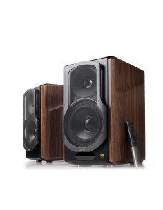 Edifier S2000 Mkiii Głośniki Podstawkowe Bluetooth (Para) - Czarny/Brązowy