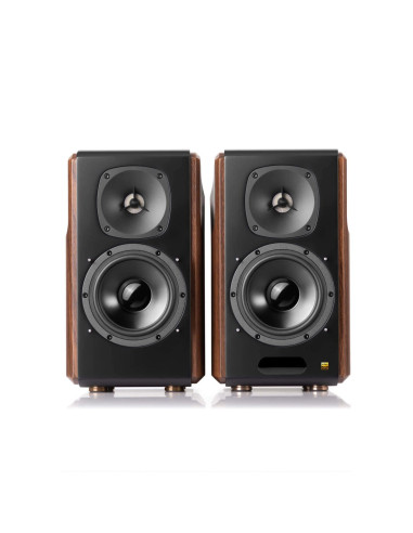 Edifier S2000 Mkiii Głośniki Podstawkowe Bluetooth (Para) - Czarny/Brązowy