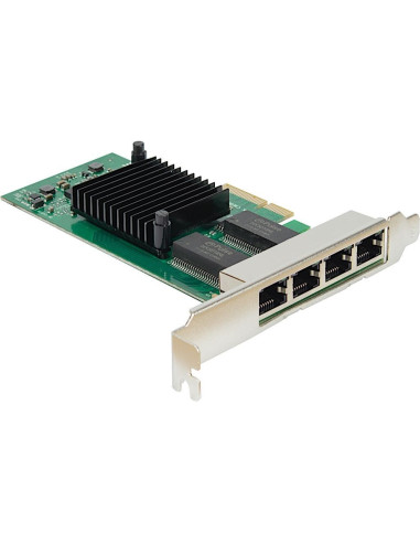 Inter-Tech Argus St-7238 - Karta Sieciowa Quad Lan Intel I350 Obliczanie Sumy Kontrolnej I Segmentacji Odciążenia Vt-C Vmdq Sr-I
