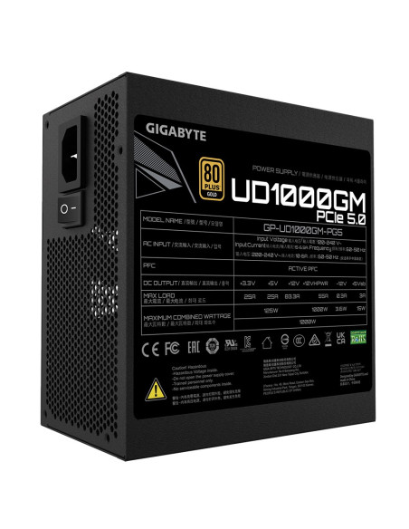 Zasilacz Gigabyte Ud1000Gm Pg5 Rev 2.0 1000W 80+ Gold
