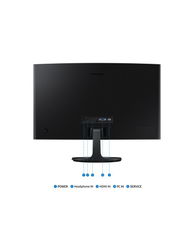Samsung S36Gd Monitor Komputerowy 61 Cm (24") 1920 X 1080 Px Full Hd Lcd Czarny