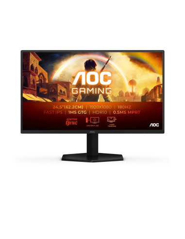 Aoc G4 25G42E Monitor Komputerowy 62,2 Cm (24.5") 1920 X 1080 Px Full Hd Led Czarny, Czerwony