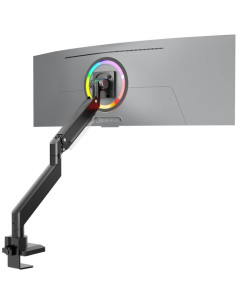 Onkron G130-B Uchwyt Biurkowy Obrotowo-Nachylny Do Monitora 17"-57" Maks 27 Kg, Z Obracaniem, Czarny
