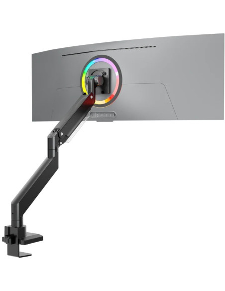 Onkron G130-B Uchwyt Biurkowy Obrotowo-Nachylny Do Monitora 17"-57" Maks 27 Kg, Z Obracaniem, Czarny