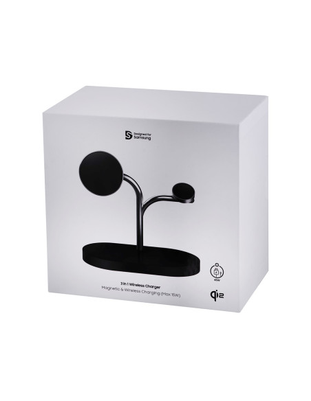 Samsung Universal Wireless Charger (3-In-1), Black