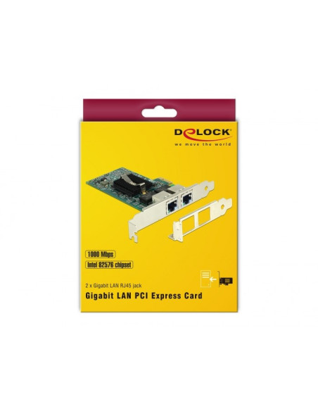Karta Sieciowa Delock 89944 Ethernet 1000 Mbit/S Pci Express