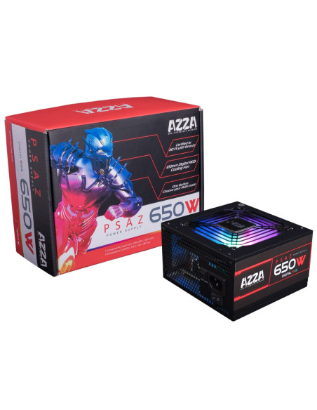 Zasilacz Azza Psaz-650W Argb Netzteil Retail