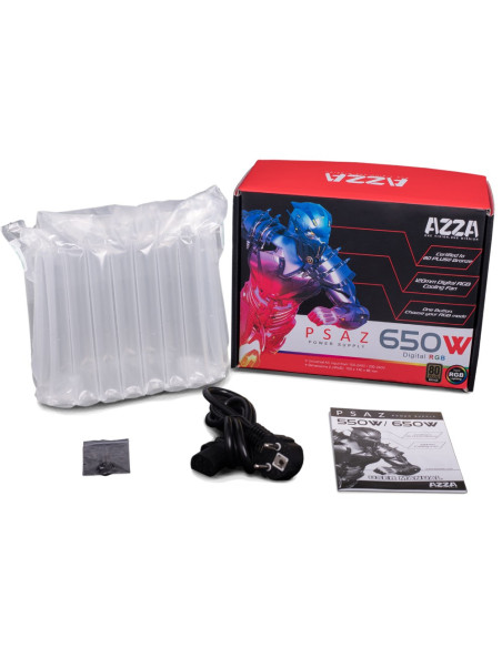 Zasilacz Azza Psaz-650W Argb Netzteil Retail