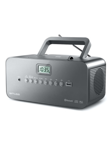 Muse M-30 Bt Cyfrowy 2 W Fm, Mw, Pll Szary Odtwarzacz Mp3