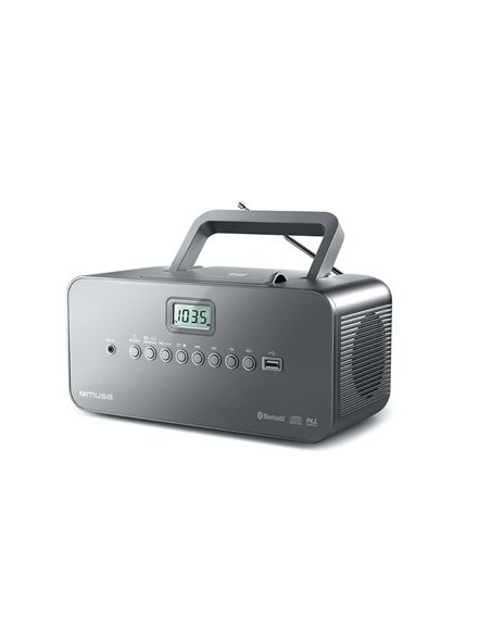 Muse M-30 Bt Cyfrowy 2 W Fm, Mw, Pll Szary Odtwarzacz Mp3