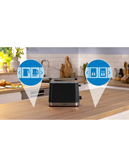 Toster Bosch Tat4M223 Mymoment (950W  Czarny)