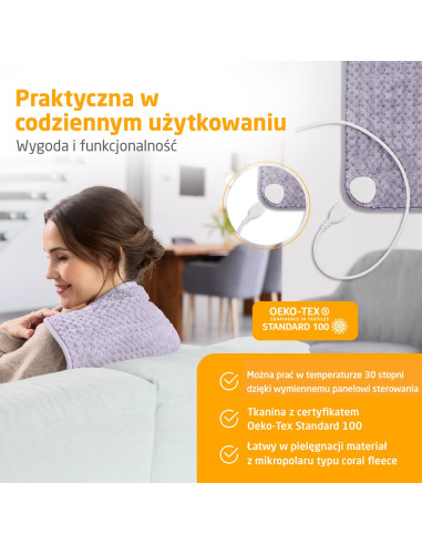 Pad Grzejny Medisana Hp 518 (Fioletowy)