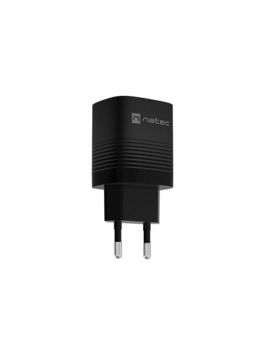 Natec Ładowarka Ribera Gan 1X Usb-A + 1X Usb-C 30W Czarna Nuc-2141
