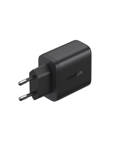 Ładowarka Sieciowa Ugreen X227 20W Gan 1X Usb-A  1X Usb-C - Czarna