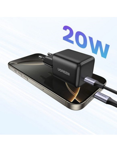 Ładowarka Sieciowa Ugreen X512 20W  Gan 1X Usb-C - Czarna