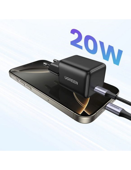 Ładowarka Sieciowa Ugreen X512 20W  Gan 1X Usb-C - Czarna