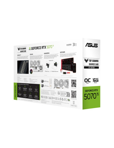 Karta Graf. Asus Tuf G Rtx 5070 Ti 16Gb Oc Btf Wh