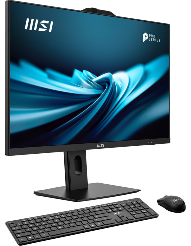 Msi Aio Pro Ap272P 14M-496Eu I5-14400 27" Ips Led Fhd Non-Touch Anti-Glare 16Gb Ssd512Gb M.2 Ax211 Wifi 6E Windows 11 Pro Black