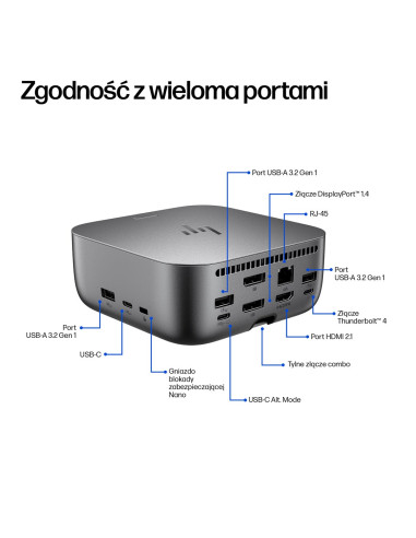 Stacja Dokująca Hp Thunderbolt 4 Ultra 280W G6 Dock