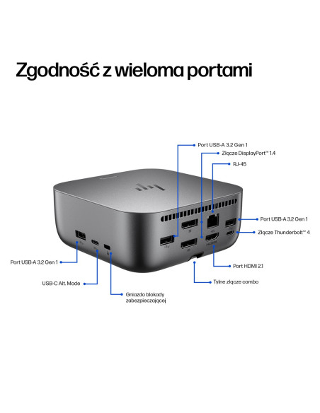 Stacja Dokująca Hp Thunderbolt 4 100W G6 Dock