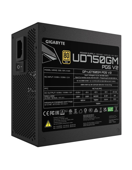 Zasilacz Gigabyte Ud750Gm 750W Pg5 V2