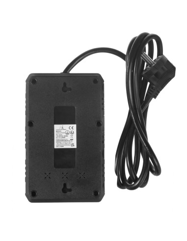 Maclean Listwa Zasilająca, Przedłużacz 4 Gniazda + 3Xusb, 110-240V Ac 50/60Hz, 2.1A Max 2500W, 1,5M, Czarna Mce392 B
