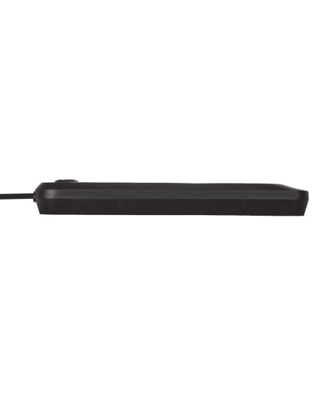 Maclean Listwa Zasilająca, Przedłużacz5 Gniazd + 3Xusb, 110-240V Ac 50/60Hz, 2.1A Max 2500W, 1,5M, Czarna Mce395 B
