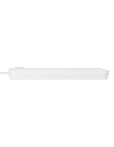 Maclean Listwa Zasilająca Przedłużacz5 Gniazd + 3Xusb, 110-240V Ac 50/60Hz, 2.1A Max 2500W, 1,5M, Biała Mce395 W