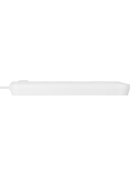 Maclean Listwa Zasilająca Przedłużacz5 Gniazd + 3Xusb, 110-240V Ac 50/60Hz, 2.1A Max 2500W, 1,5M, Biała Mce395 W