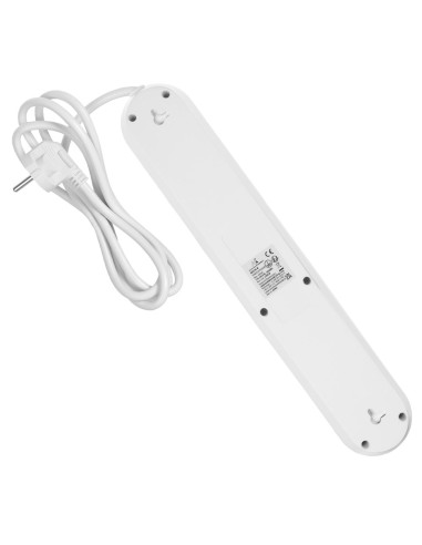 Maclean Listwa Zasilająca Przedłużacz5 Gniazd + 3Xusb, 110-240V Ac 50/60Hz, 2.1A Max 2500W, 1,5M, Biała Mce395 W