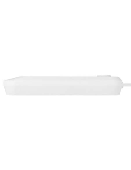 Maclean Listwa Zasilająca, Przedłużacz 3 Gniazda + 3Xusb, 110-240V Ac 50/60Hz, 2.1A Max 2500W, 1,5M, Biała Mce394 W
