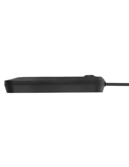 Maclean Listwa Zasilająca, Przedłużacz 3 Gniazda + 3Xusb, 110-240V Ac 50/60Hz, 2.1A Max 2500W, 1,5M, Czarna Mce394 B