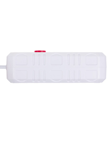 Maclean Listwa Zasilająca, Przedłużacz 2 Gniazda + 3Xusb, 110-240V Ac 50/60Hz, 2.1A Max 2500W, 1.5M, Biała Mce387 W
