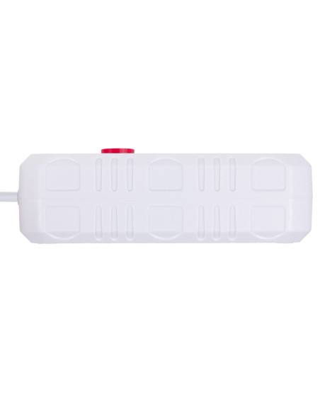 Maclean Listwa Zasilająca, Przedłużacz 2 Gniazda + 3Xusb, 110-240V Ac 50/60Hz, 2.1A Max 2500W, 1.5M, Biała Mce387 W