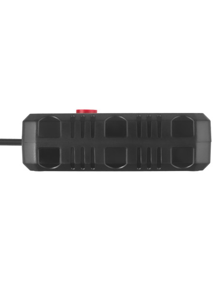 Maclean Listwa Zasilająca, Przedłużacz 2 Gniazda + 3Xusb, 110-240V Ac 50/60Hz, 2.1A Max 2500W, 1.5M, Czarna Mce387 B