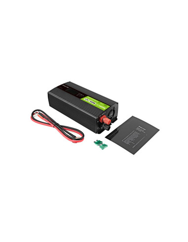 Green Cell Przetwornica Lcd 12V/230V 500W/1000W Czysty Sinus Invgc12P500Lcd