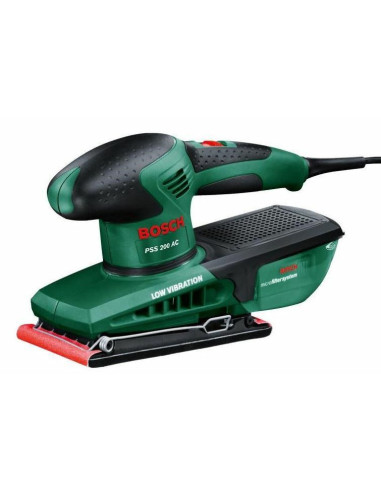 Bosch Pss 200 Ac Szlifierka Orbitalna 24000 Opm Czarny, Zielony 200 W