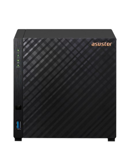 Nas Asustor As1204T  Tower  4X (3.5" Sata Hdd/ 2.5" Ssd)  Realtek Rtd1619B, 1Gb Ddr4, 1X 2.5Gbe, 3X Usb 3.2