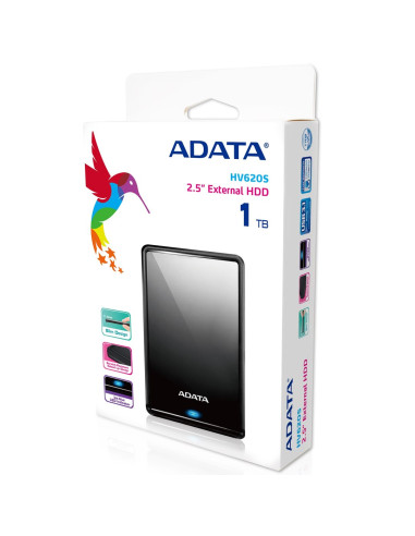 Adata Hv620S Zewnętrzny Dysk Twarde 1000 Gb Czarny