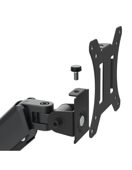 Maclean Uchwyt Na 3 Monitory, Sprężyna Gazowa, 17"-27", 2-8Kg, Czarny Mc-137