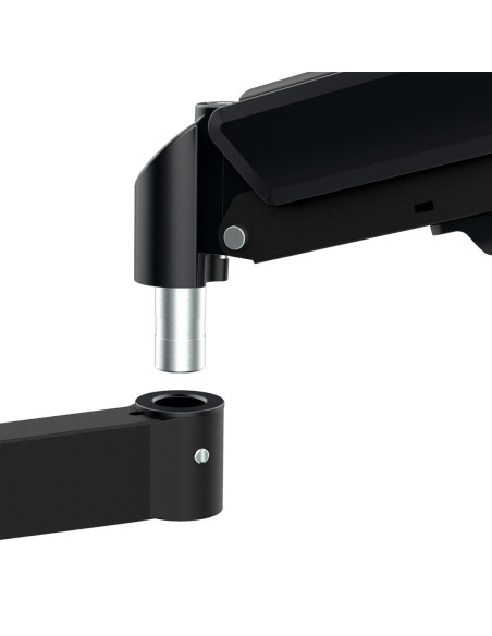 Maclean Uchwyt Na 3 Monitory, Sprężyna Gazowa, 17"-27", 2-8Kg, Czarny Mc-137