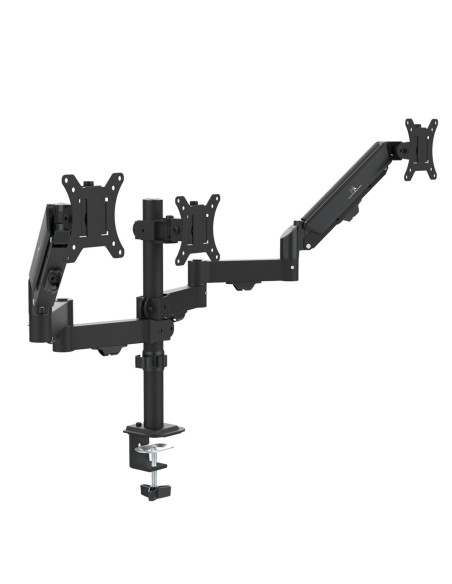 Maclean Uchwyt Na 3 Monitory, Sprężyna Gazowa, 17"-27", 2-8Kg, Czarny Mc-137