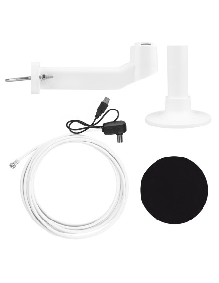 Maclean Antena Wielokierunkowa Dvb-T/T2 Hevc, Aktywna, Camper, Centralne Mocowanie Kabla Mctv-104