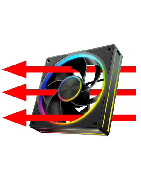 Modecom Volcano Loop 120 Argb Reverse Fan Czarny