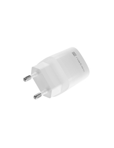 Natec Ładowarka Ribera Gan 1X Usb-A + 1X Usb-C 30W Biała Nuc-2140