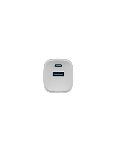 Natec Ładowarka Ribera Gan 1X Usb-A + 1X Usb-C 30W Biała Nuc-2140