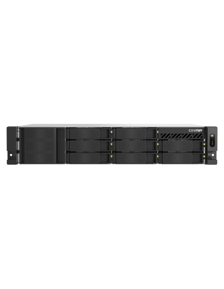 Qnap Ts-855Eu-Rp-8G, 2U, 8 X 2.5"/3.5" Sata, Intel Atom C5125 8C/8T, 8 Gb Sodimm Ddr4 (Max. 64Gb ), 2 X 2.5Gberedundant Psu